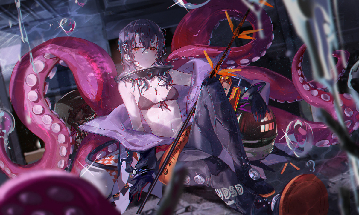 This is a pixiv picture whose title is 初尘.