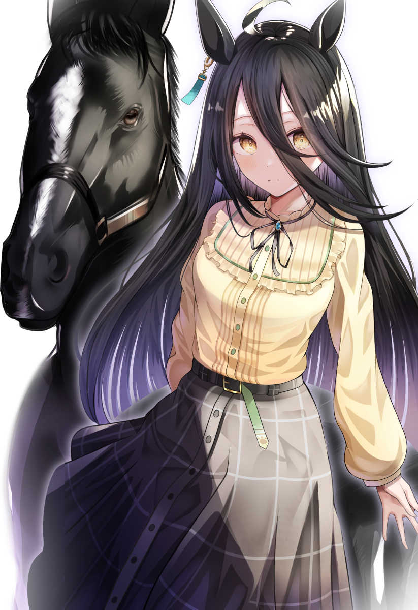 This is a pixiv picture whose title is マンハッタンカフェ.