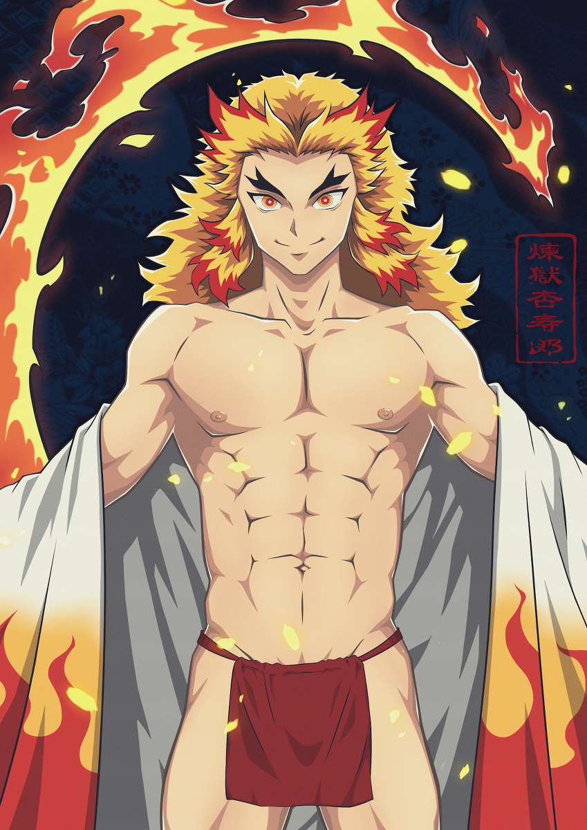 This is a pixiv picture whose title is 煉獄杏寿郎.