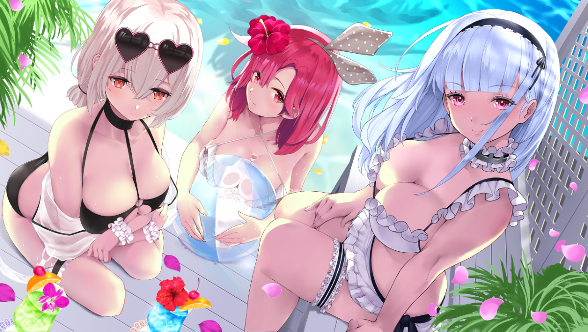This is a pixiv picture whose title is ダイドー達の夏は終わらない。.