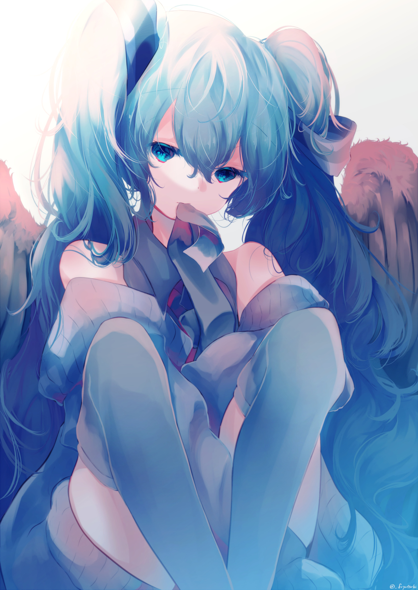 This is a pixiv picture whose title is 初音ミク.