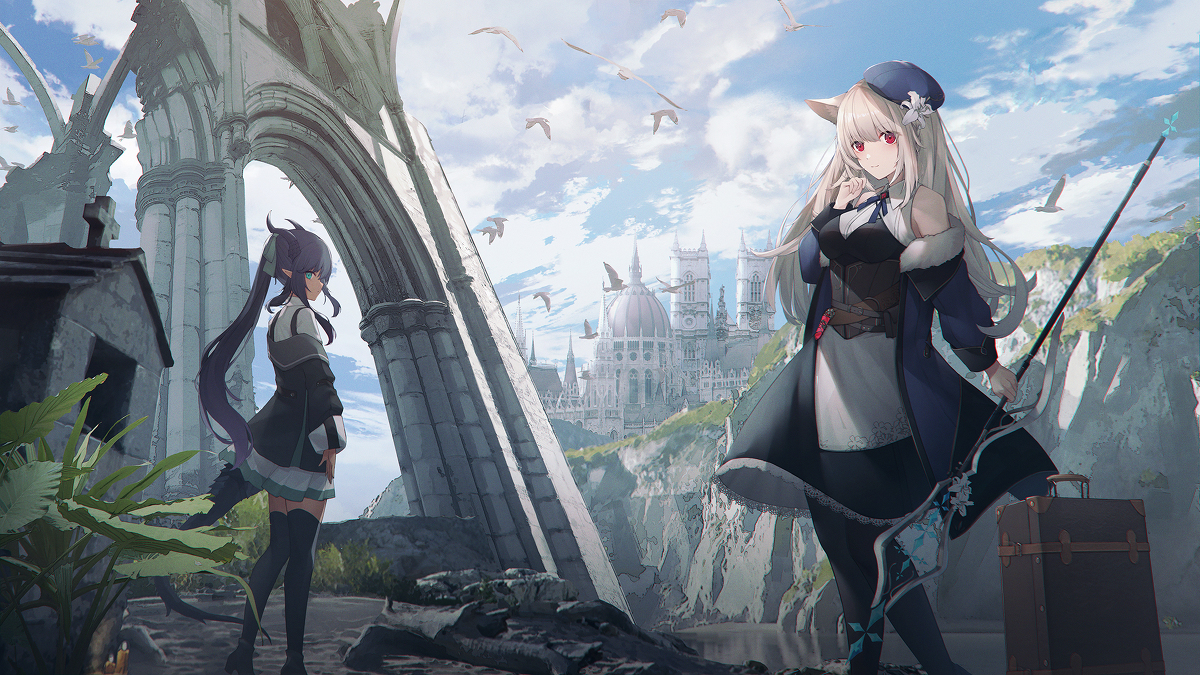 This is a pixiv picture whose title is 私たちの旅路.