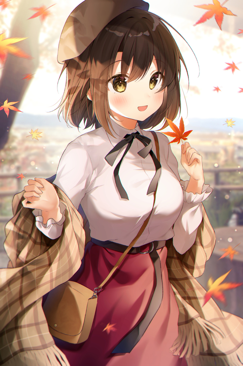 This is a pixiv picture whose title is 🍁.