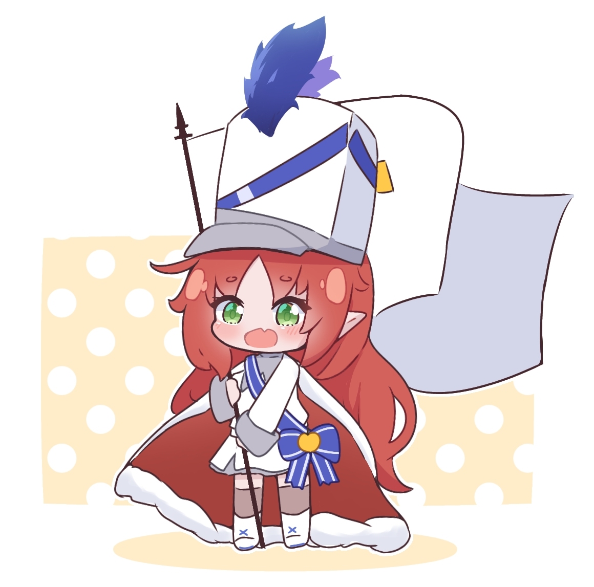 This is a pixiv picture whose title is 🏳️🍎.