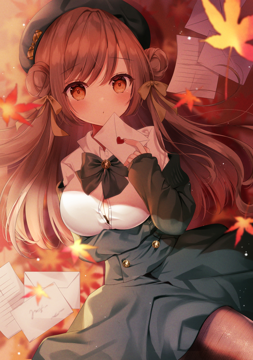 This is a pixiv picture whose title is secret　letter.