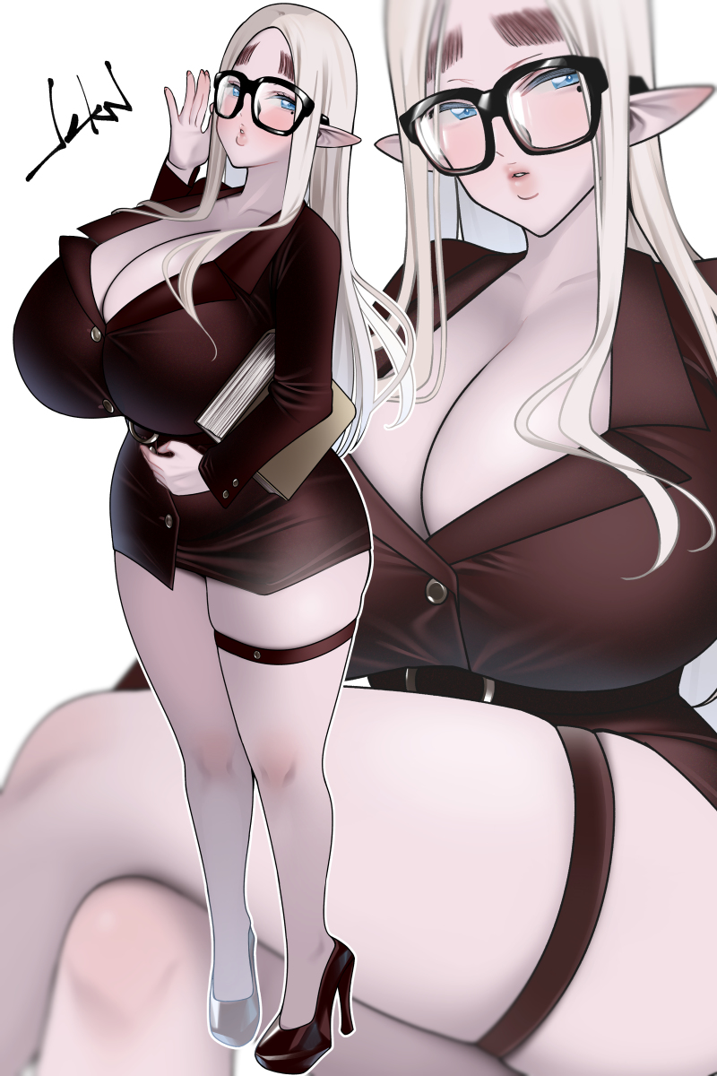 This is a pixiv picture whose title is Teacher.