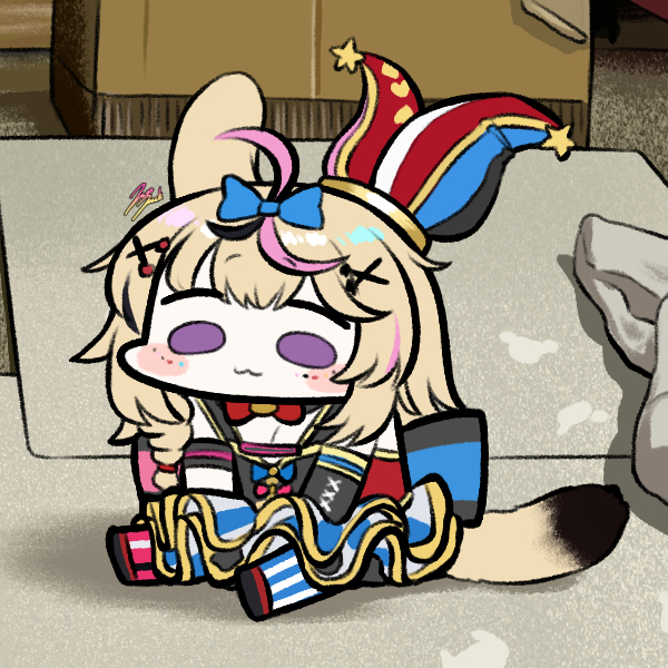 This is a pixiv picture whose title is 尾丸ポルカ.