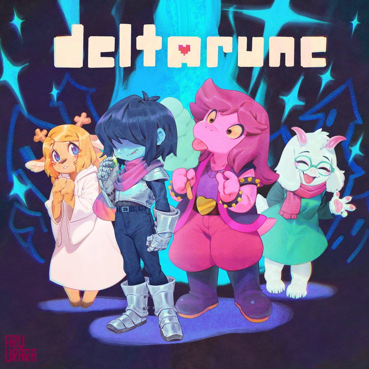 This is a pixiv picture whose title is Deltarune#1.