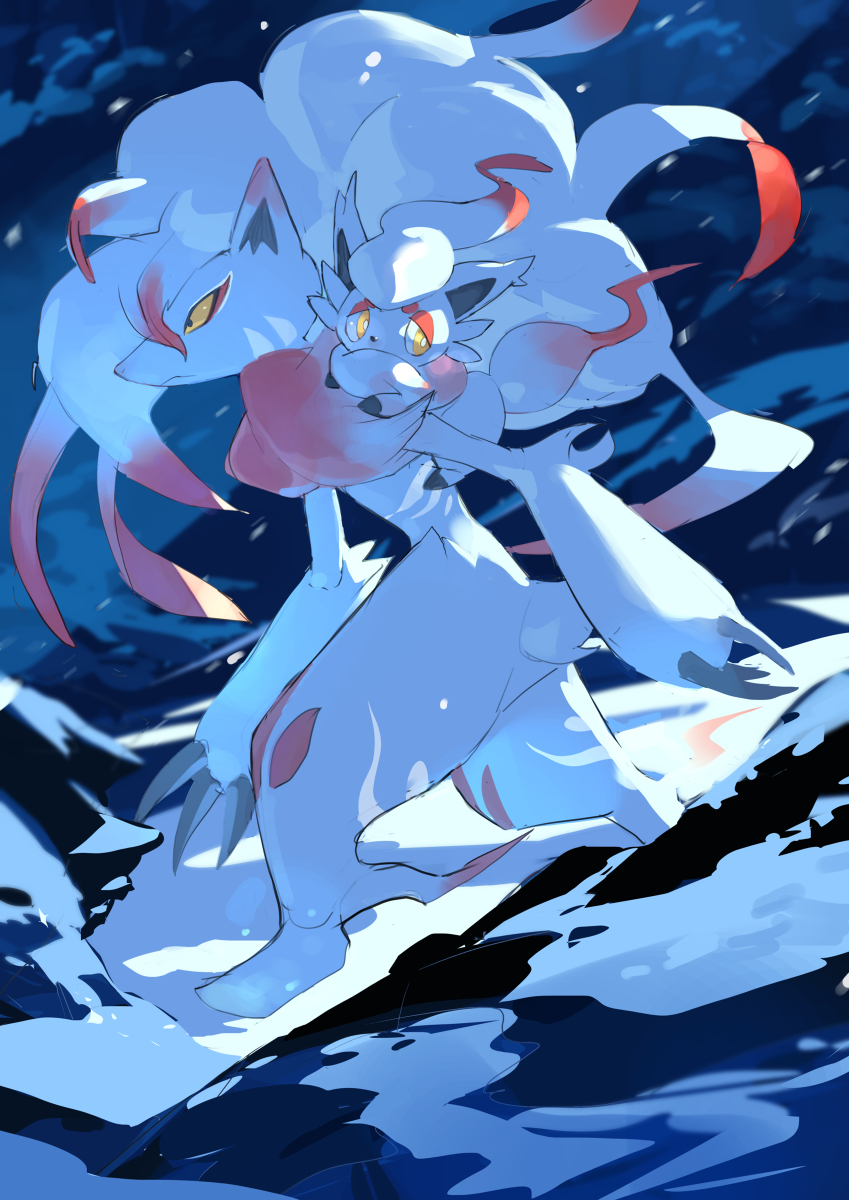 This is a pixiv picture whose title is ヒスイゾロアゾロアーク.