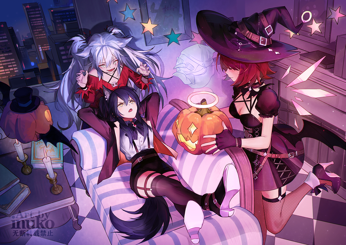 This is a pixiv picture whose title is Halloween party!.