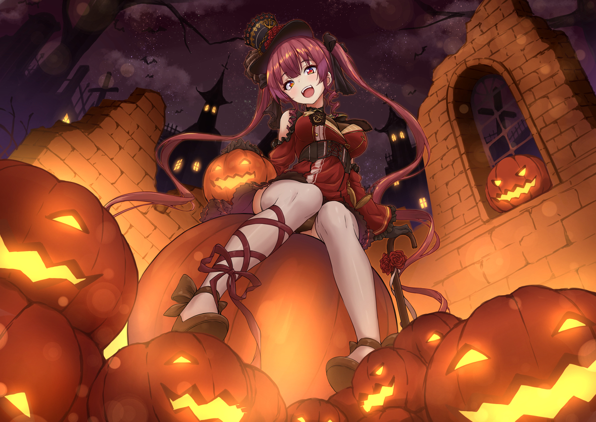 This is a pixiv picture whose title is ハロウィン船長.