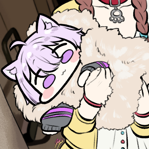 This is a pixiv picture whose title is 猫又おかゆ.