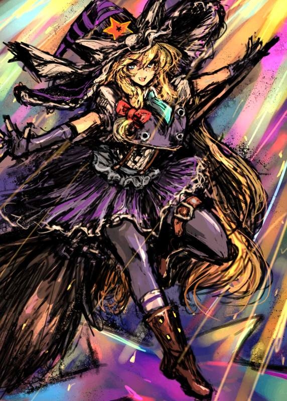 This is a pixiv picture whose title is 霧雨魔理沙2021.