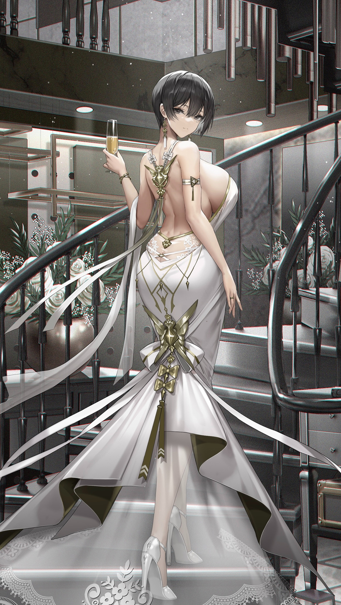 This is a pixiv picture whose title is 黛 evening dress.ver.