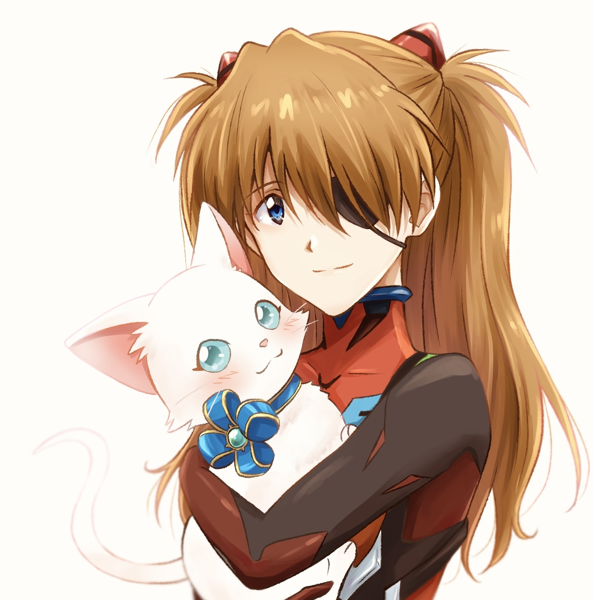 This is a pixiv picture whose title is アスカ×キャトラ.