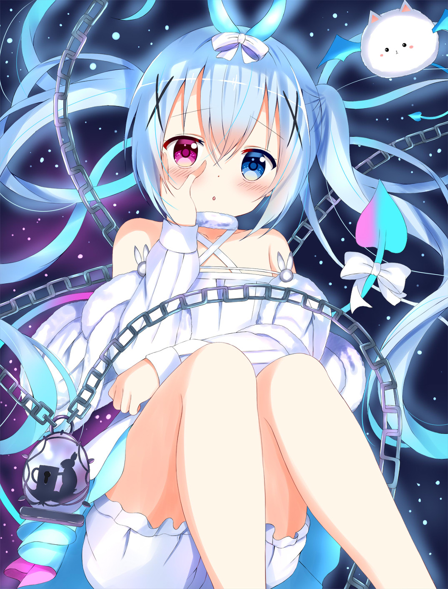 This is a pixiv picture whose title is 嫉妒のチノちゃん.