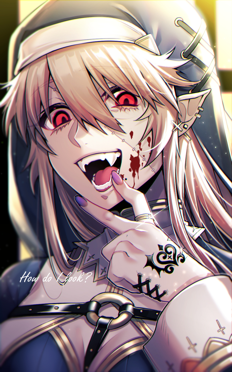 This is a pixiv picture whose title is ヴァンパイア.