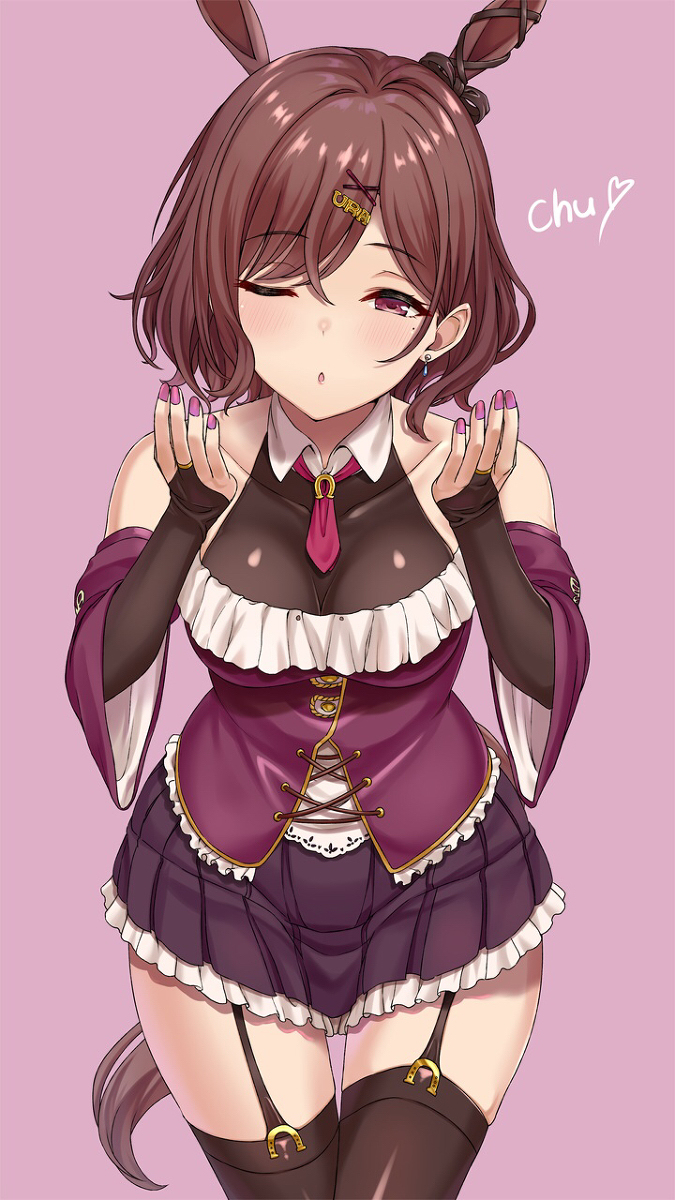 This is a pixiv picture whose title is あたしだけにチュゥする円香.