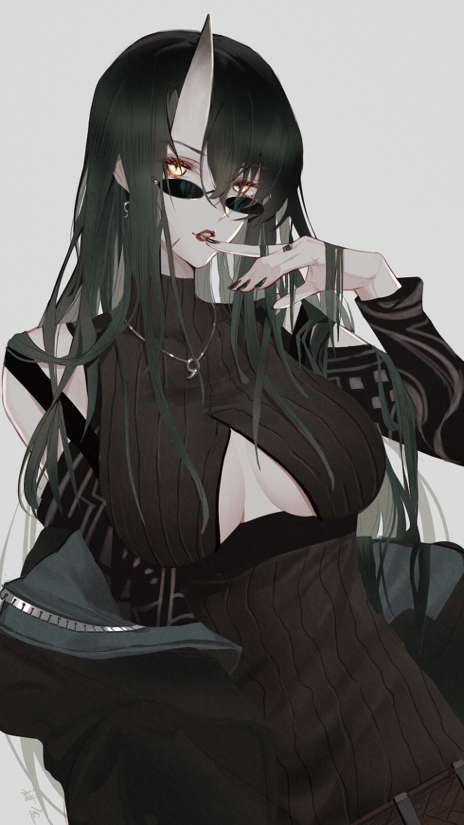 This is a pixiv picture whose title is 刹那.