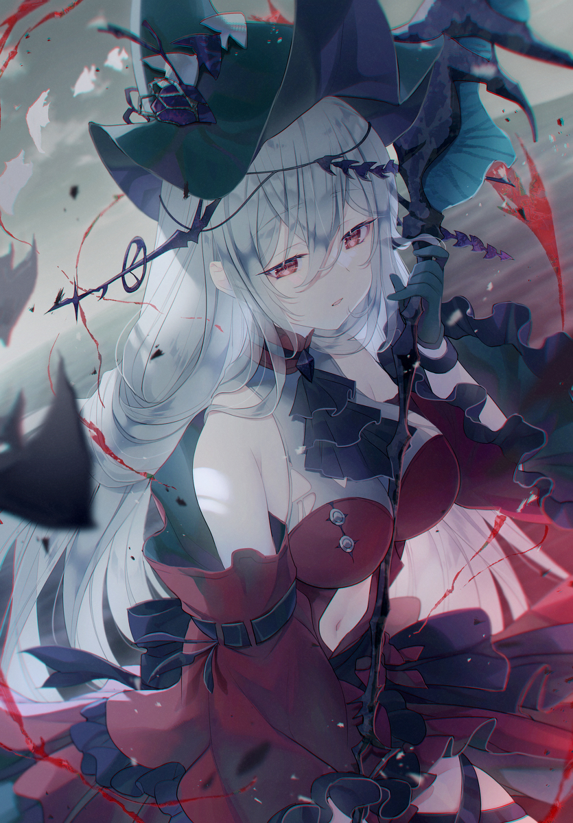 This is a pixiv picture whose title is 濁心スカジ.