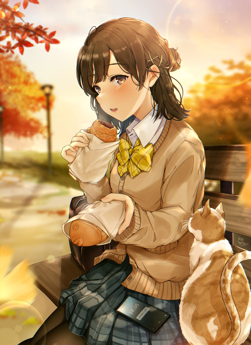 This is a pixiv picture whose title is 「おすそわけ！」.