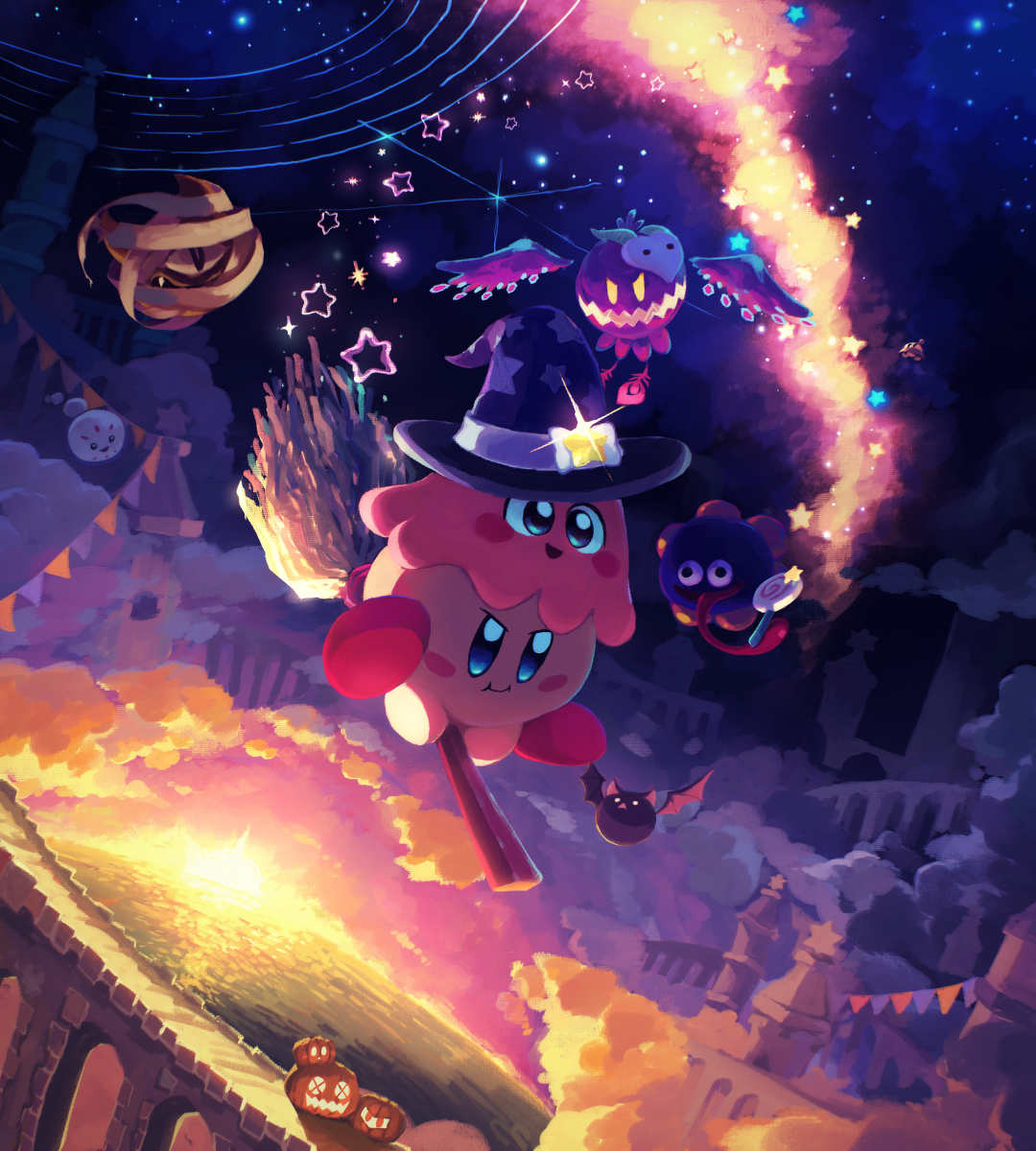 This is a pixiv picture whose title is スカイタワーハロウィン.