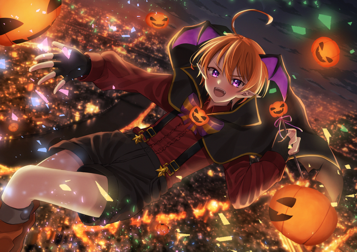 This is a pixiv picture whose title is ハロウィン少年くん.