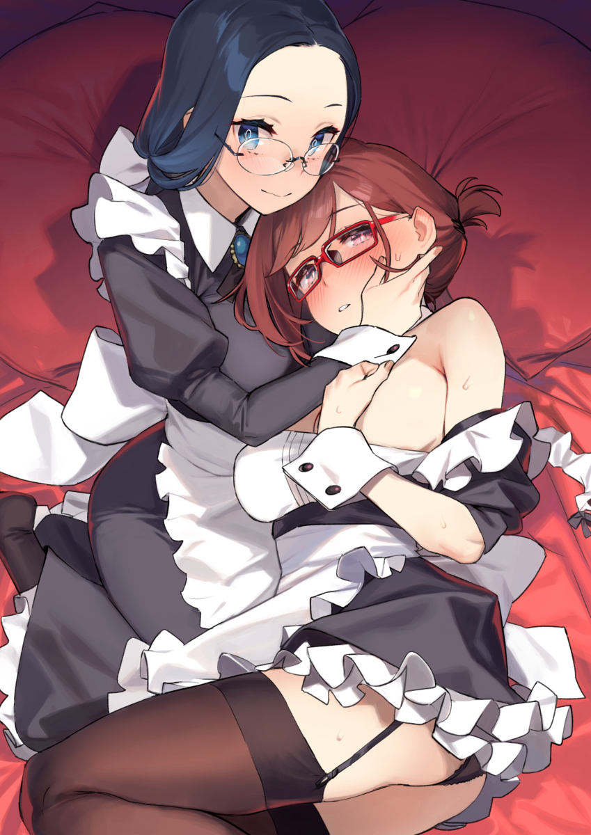 This is a pixiv picture whose title is 近視の姉＃28.