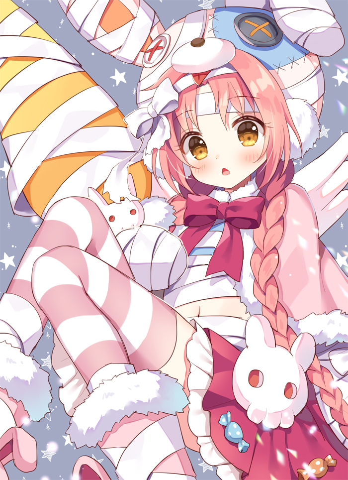 This is a pixiv picture whose title is ハロウィンミミちゃん.