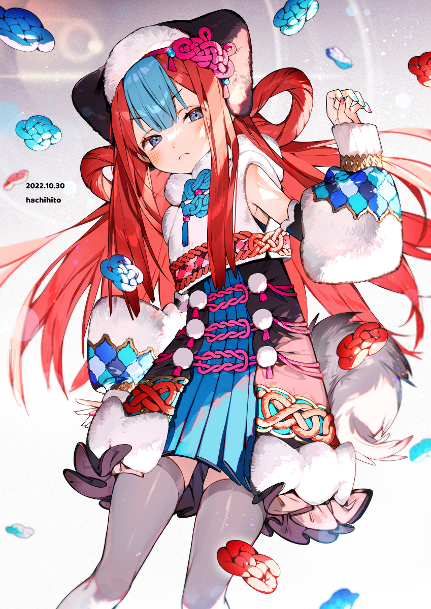 This is a pixiv picture whose title is 🧶.