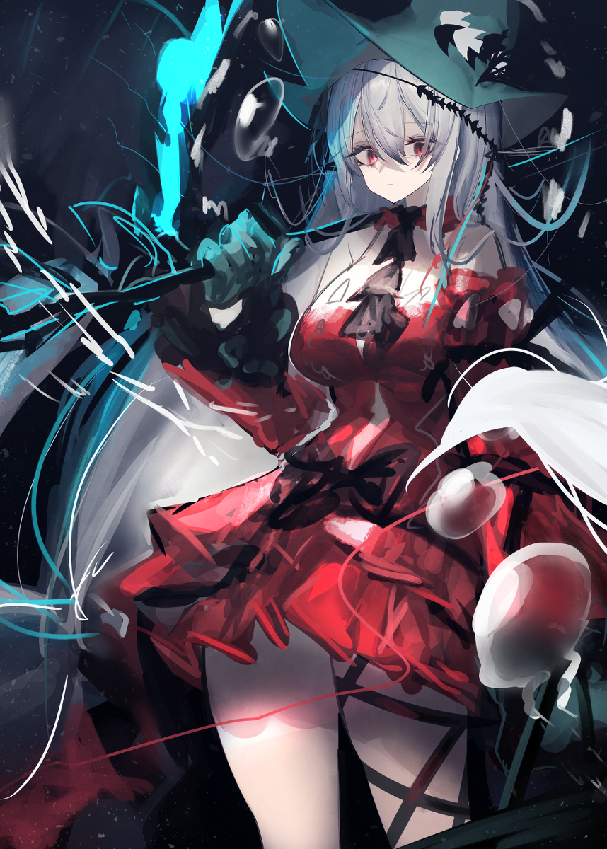 This is a pixiv picture whose title is 濁心スカジ.