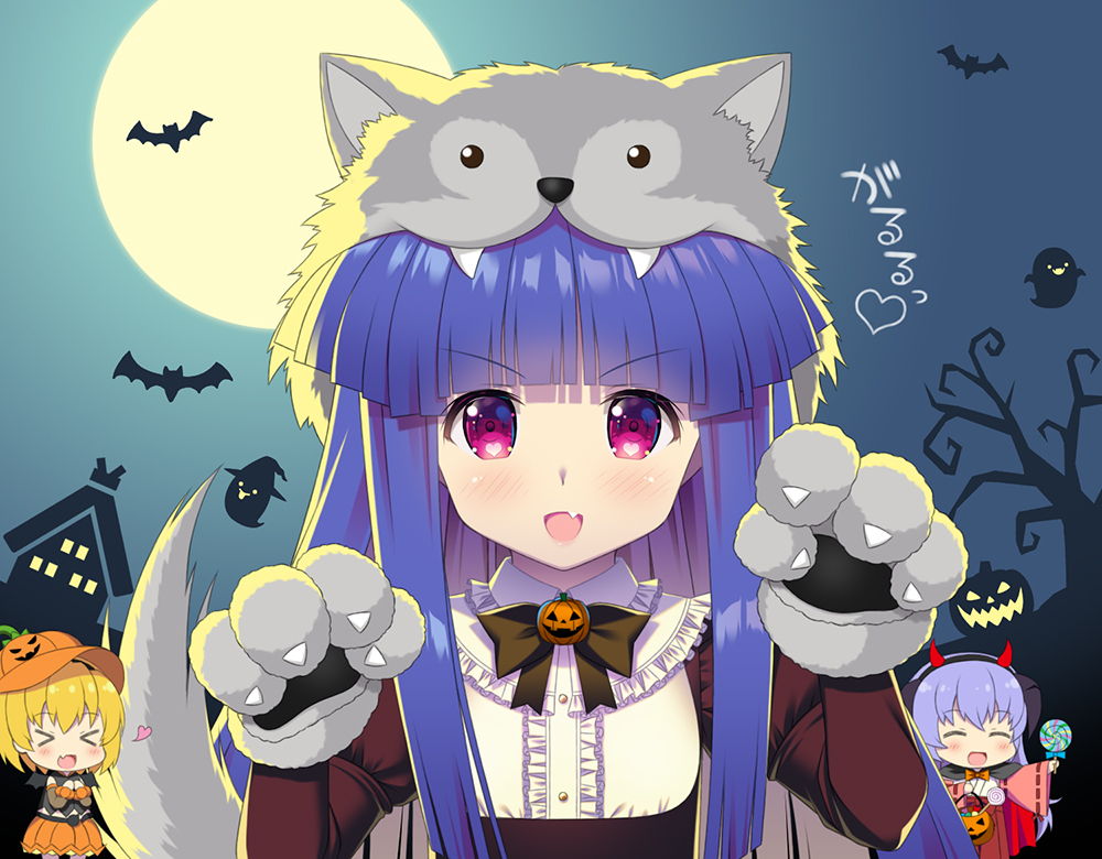 This is a pixiv picture whose title is ハッピーハロウィン.