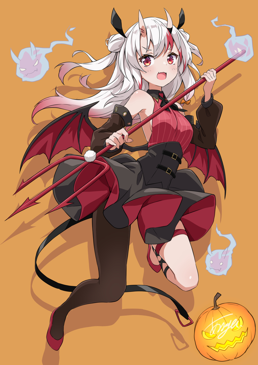 This is a pixiv picture whose title is Monsterハロウィンコラボ衣装.