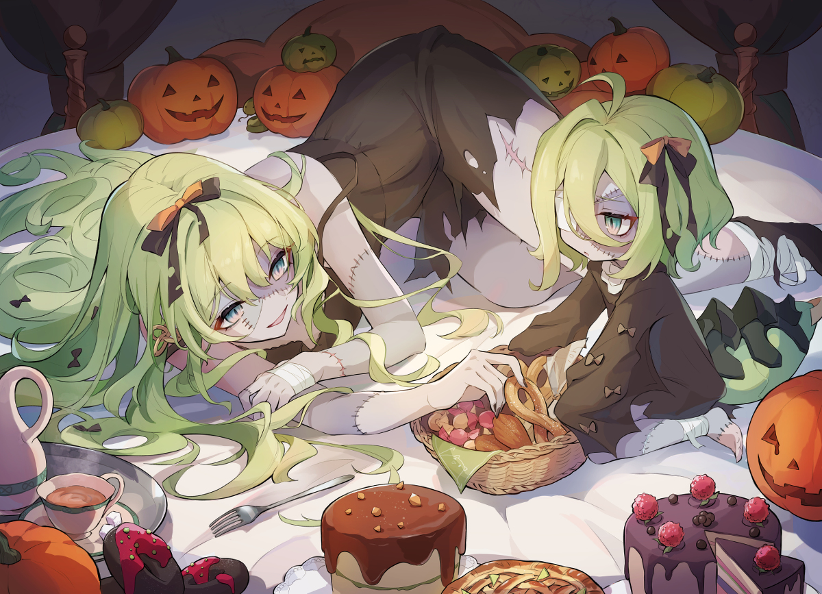 This is a pixiv picture whose title is メビウス&クライン.