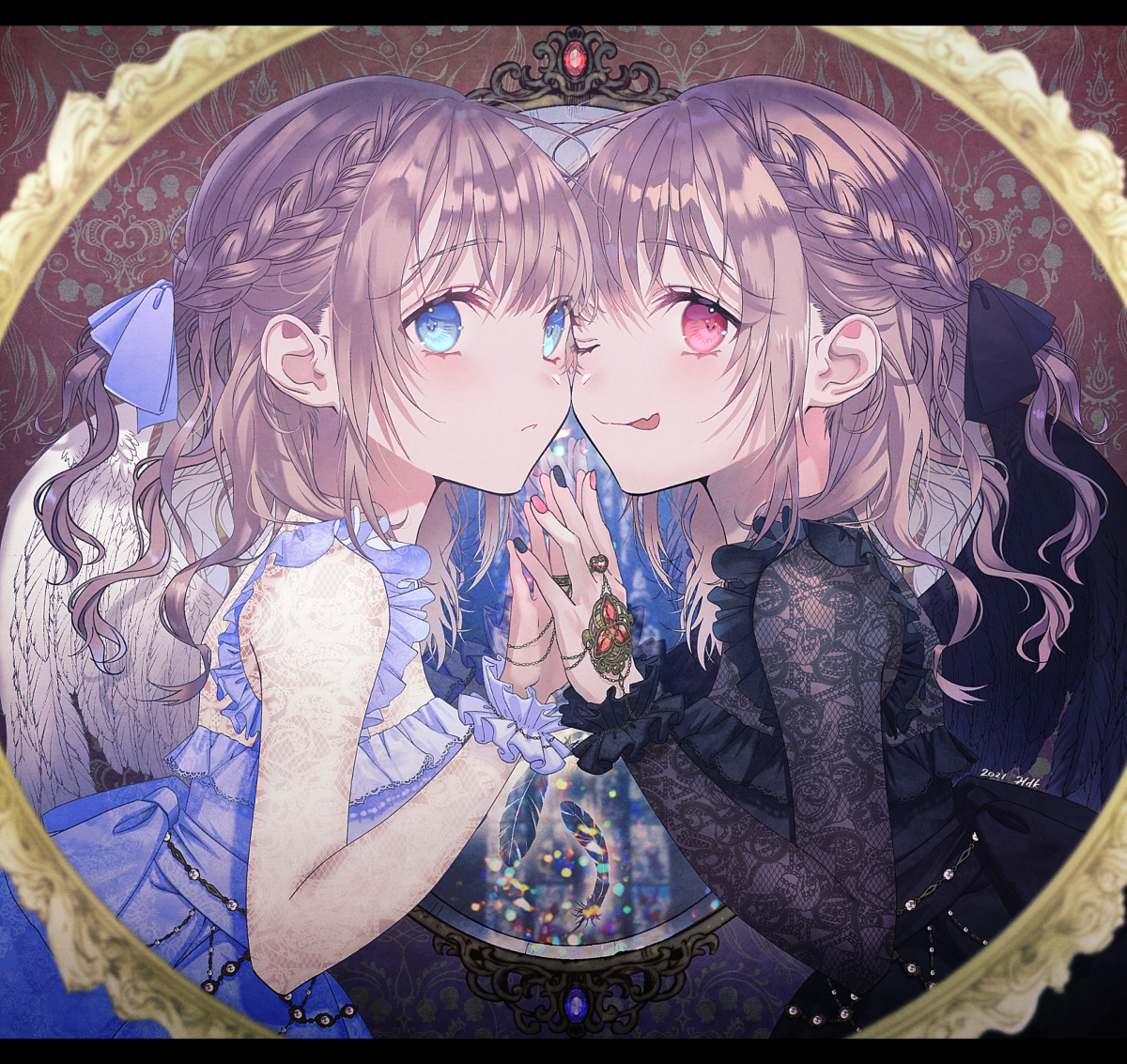 This is a pixiv picture whose title is I to I 【紗倉妃芽 1stシングル】.