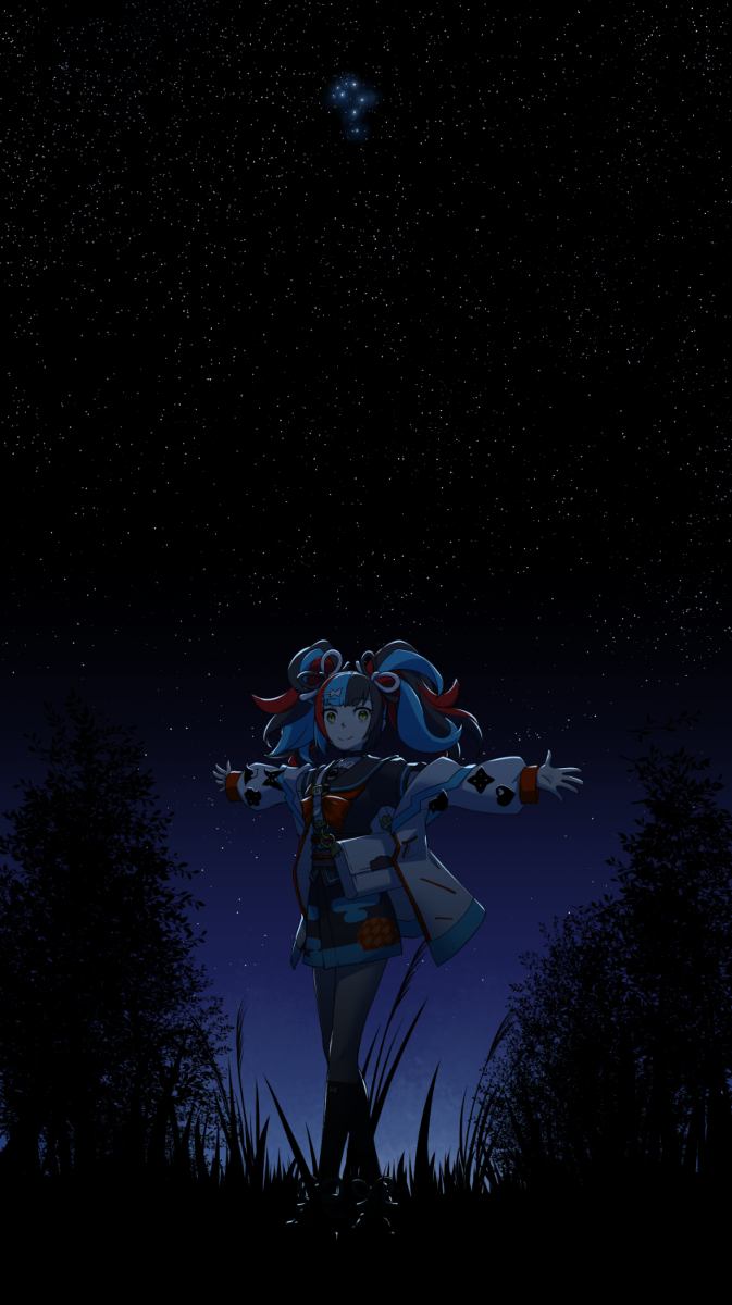 This is a pixiv picture whose title is 星は昴.