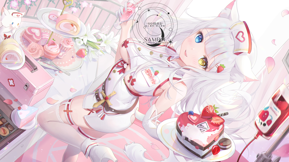 This is a pixiv picture whose title is 给B站主播画的一些稿子们.