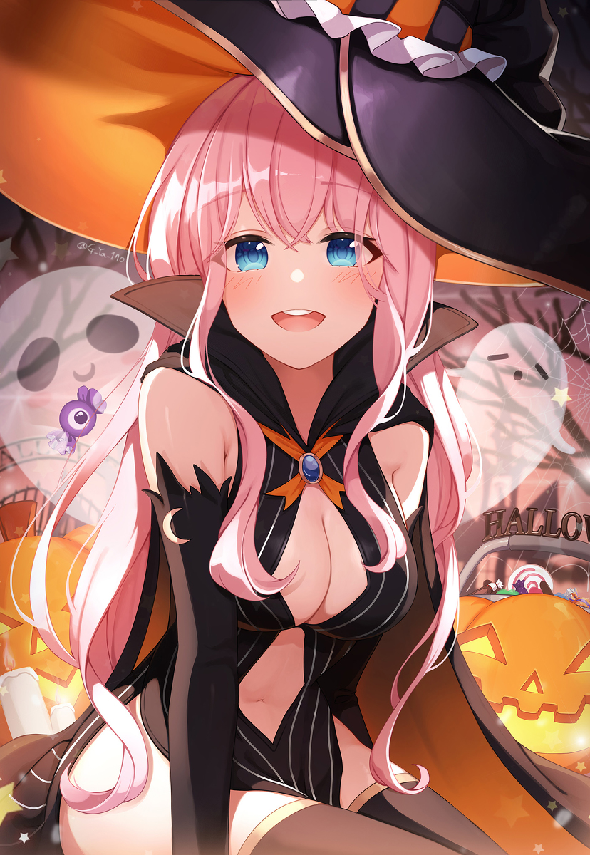 This is a pixiv picture whose title is 🎃👻Happy Halloween👻🎃.