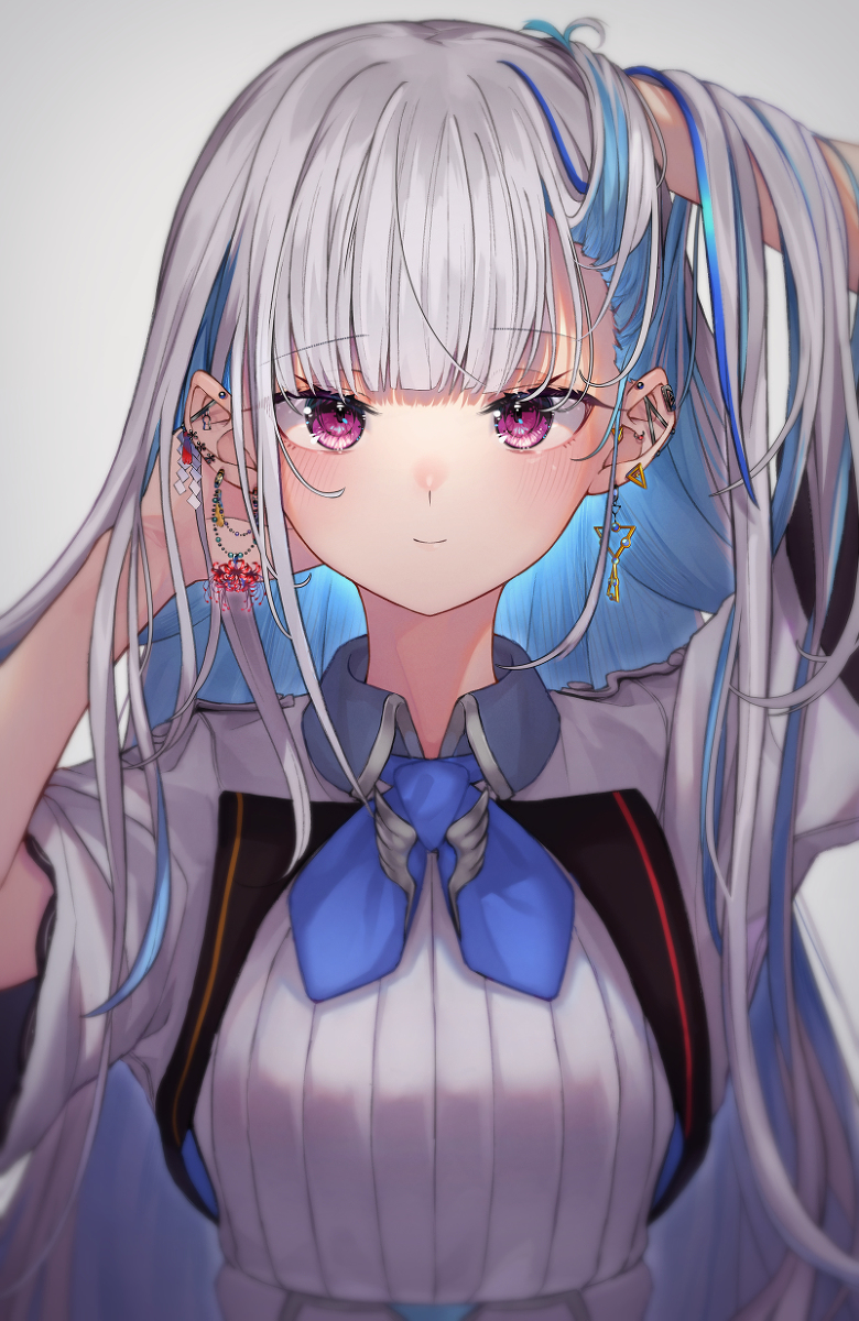 This is a pixiv picture whose title is ピアス.