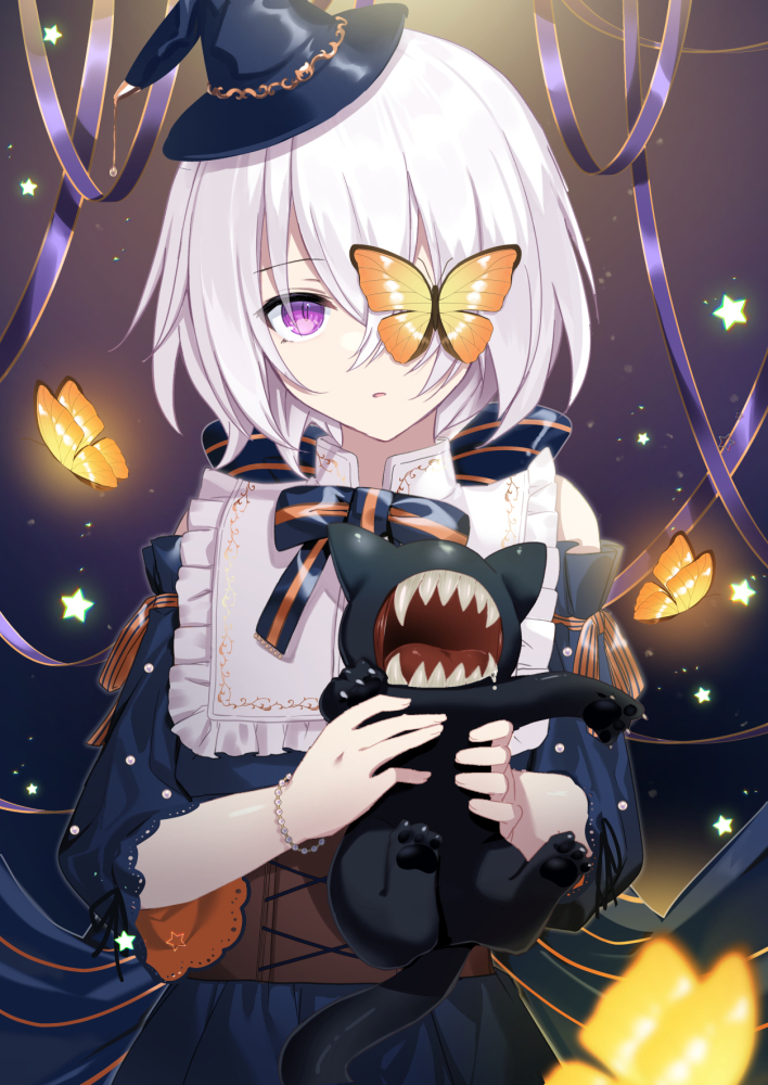 This is a pixiv picture whose title is Halloween Night🎃.