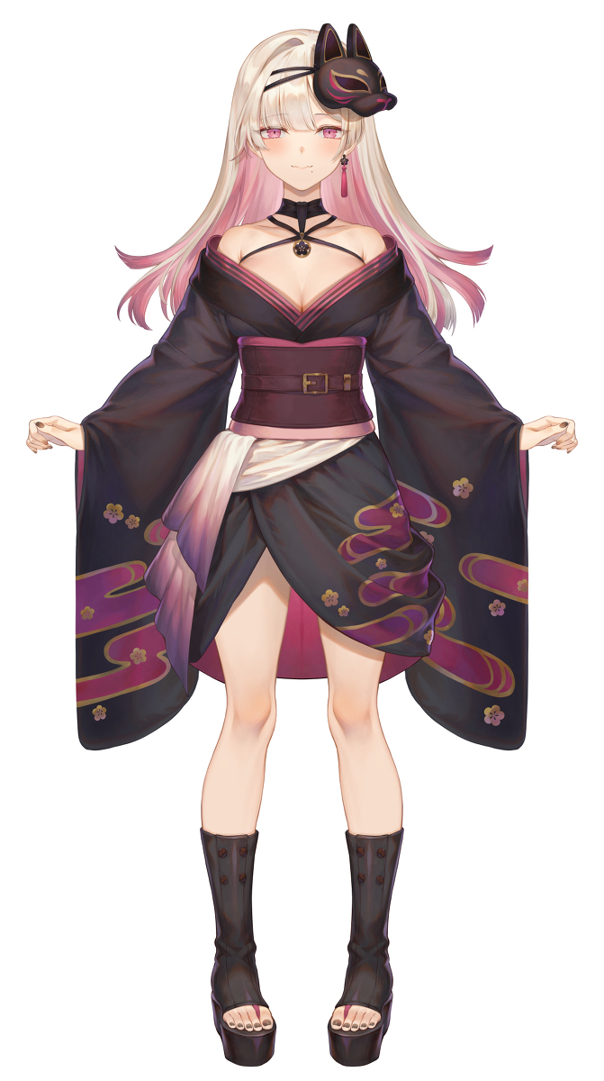 This is a pixiv picture whose title is 枕にいな/プロダクション「kawaii」.
