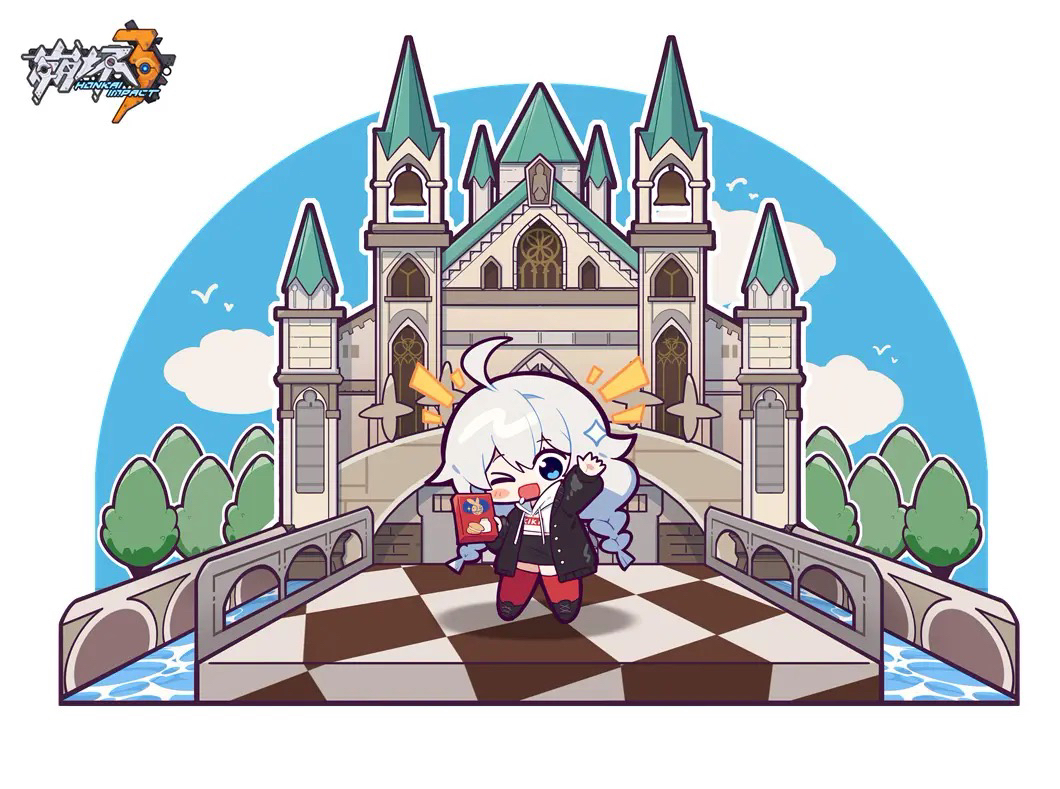 This is a pixiv picture whose title is 崩坏三仕事绘.