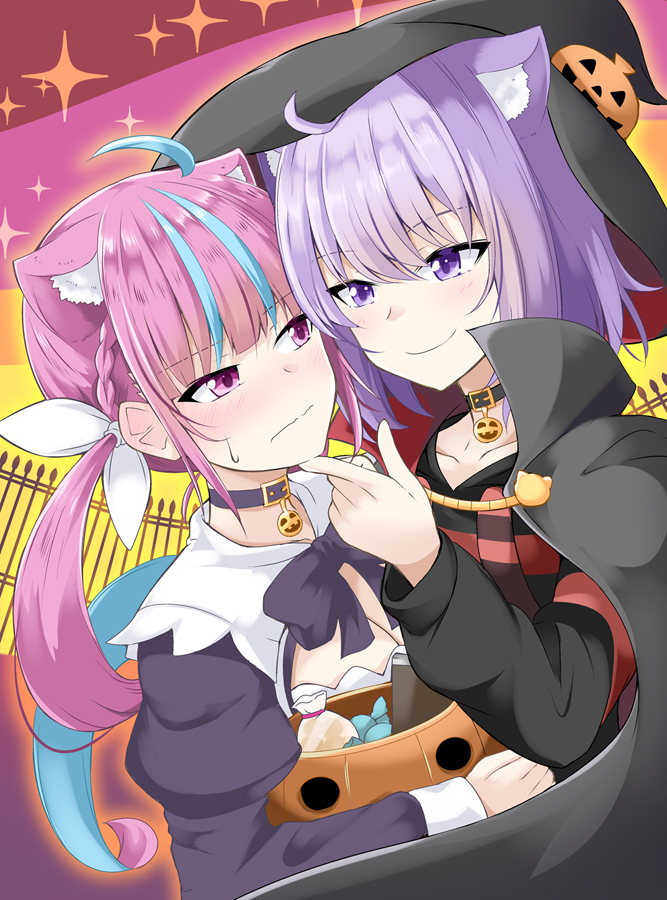 This is a pixiv picture whose title is あくおかハロウィン2021.