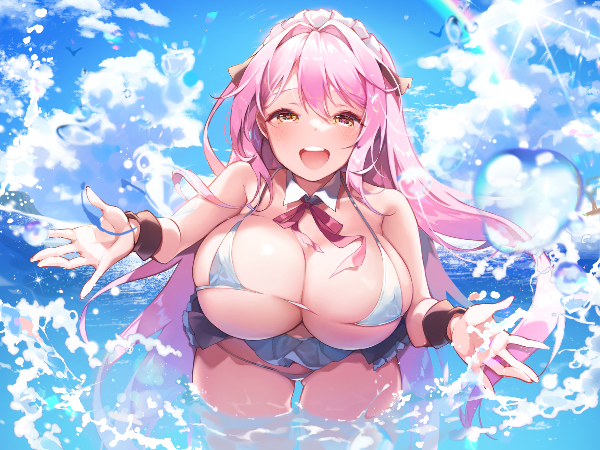 This is a pixiv picture whose title is ご主人様～💗.