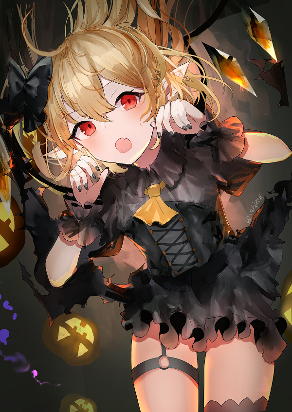 This is a pixiv picture whose title is ハロウィンフランちゃん.