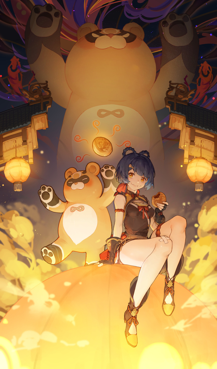 This is a pixiv picture whose title is guoba.