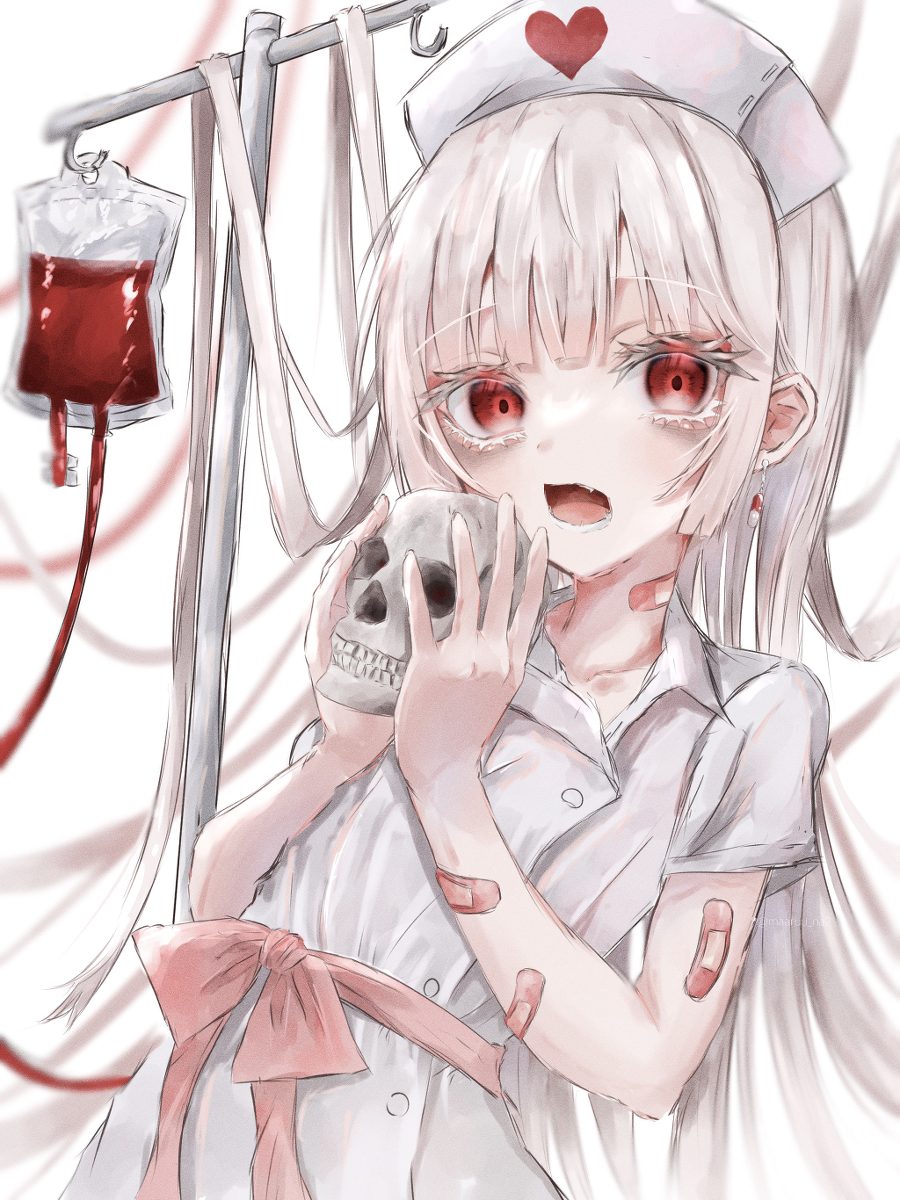 This is a pixiv picture whose title is 💉♡.