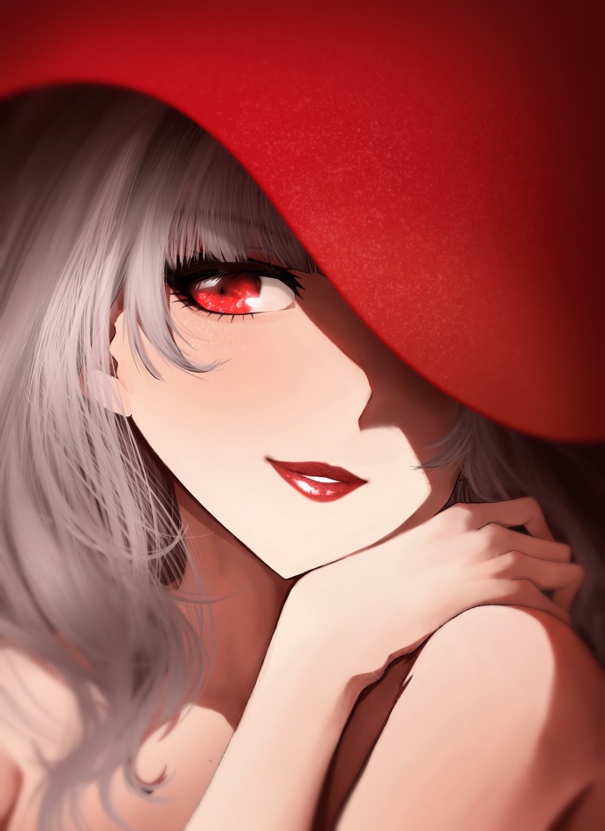 This is a pixiv picture whose title is 「どこにキスして欲しい…？」.