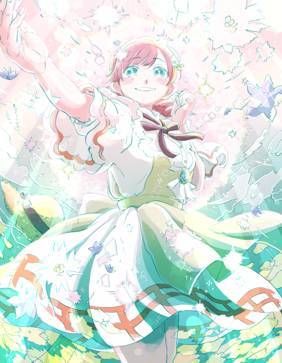 This is a pixiv picture whose title is この歌声 届くように！.
