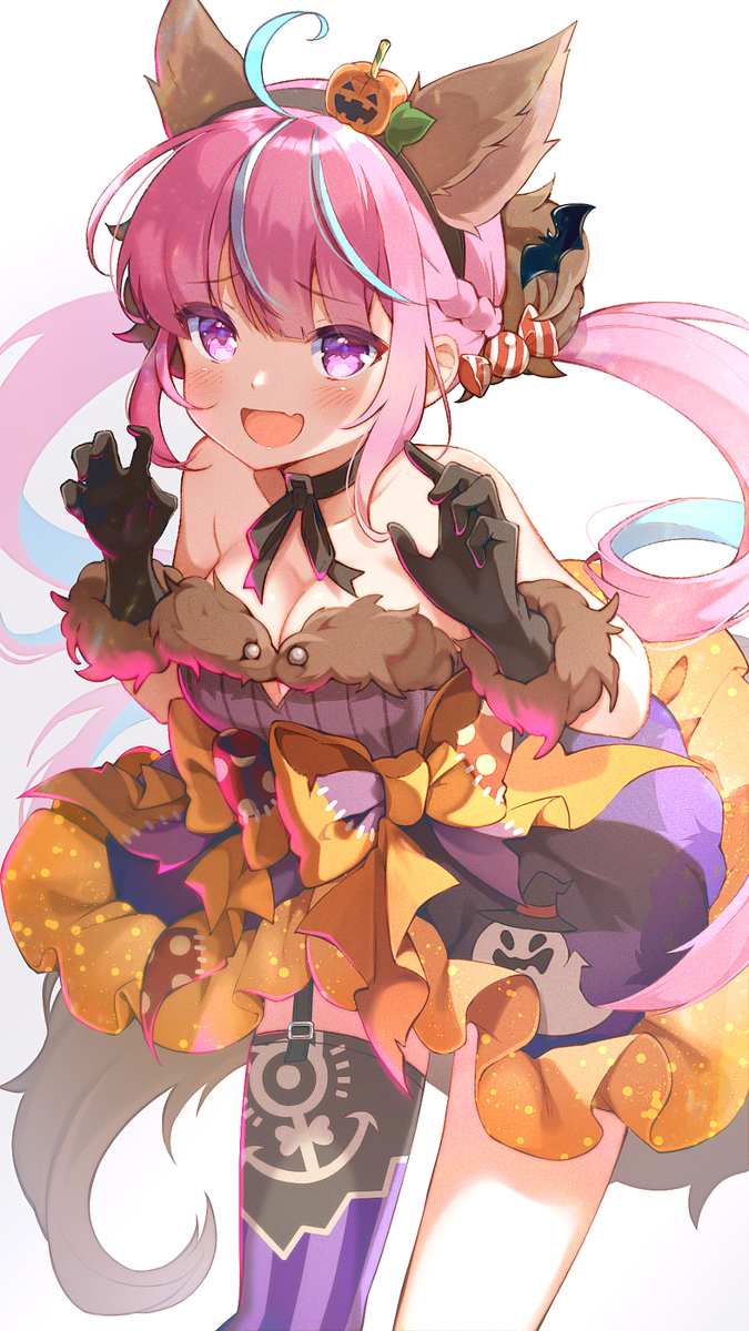 This is a pixiv picture whose title is ハロウィンあくあちゃん.